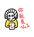 Lucy is a girl.（個別スタンプ：19）