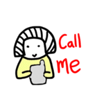 Lucy is a girl.（個別スタンプ：35）