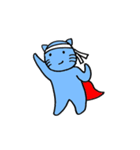 SuperBlueCat（個別スタンプ：2）