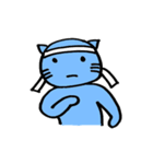 SuperBlueCat（個別スタンプ：10）