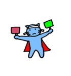 SuperBlueCat（個別スタンプ：16）