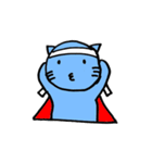 SuperBlueCat（個別スタンプ：17）