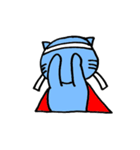 SuperBlueCat（個別スタンプ：20）