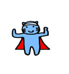 SuperBlueCat（個別スタンプ：24）