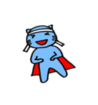 SuperBlueCat（個別スタンプ：26）