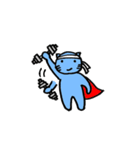 SuperBlueCat（個別スタンプ：27）