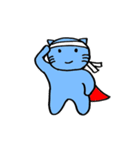 SuperBlueCat（個別スタンプ：32）