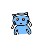 SuperBlueCat（個別スタンプ：34）