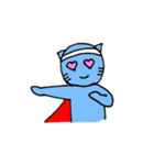 SuperBlueCat（個別スタンプ：39）