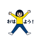 無表情女子（個別スタンプ：22）