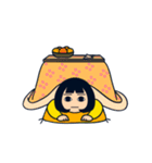 無表情女子（個別スタンプ：40）