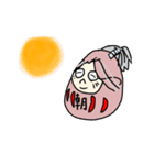 ばーばダルマ（個別スタンプ：3）