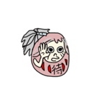 ばーばダルマ（個別スタンプ：14）