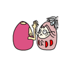 ばーばダルマ（個別スタンプ：18）