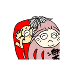 ばーばダルマ（個別スタンプ：22）