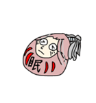 ばーばダルマ（個別スタンプ：24）