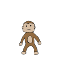 Lovely monkey talking（個別スタンプ：11）