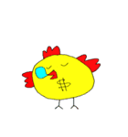 Happy Chicken gold（個別スタンプ：12）