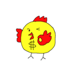 Happy Chicken gold（個別スタンプ：16）