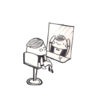 Mr.white Happy（個別スタンプ：5）