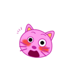 Crazy Pink Cat（個別スタンプ：3）