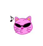 Crazy Pink Cat（個別スタンプ：6）