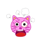 Crazy Pink Cat（個別スタンプ：9）