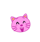 Crazy Pink Cat（個別スタンプ：28）