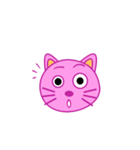 Crazy Pink Cat（個別スタンプ：33）