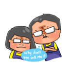 Dad and mom in family（個別スタンプ：37）