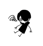 Monochrome boy（個別スタンプ：27）