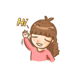 Whale girl（個別スタンプ：1）