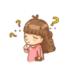 Whale girl（個別スタンプ：4）