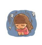 Whale girl（個別スタンプ：7）