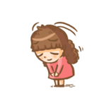 Whale girl（個別スタンプ：15）