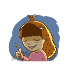 Whale girl（個別スタンプ：18）