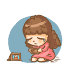 Whale girl（個別スタンプ：19）