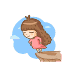 Whale girl（個別スタンプ：24）