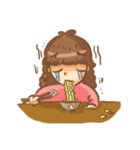 Whale girl（個別スタンプ：26）