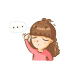 Whale girl（個別スタンプ：35）