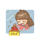 Whale girl（個別スタンプ：36）