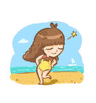 Whale girl（個別スタンプ：38）