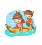 Whale girl（個別スタンプ：39）