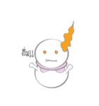 snowman ＆ snowgirl（個別スタンプ：35）