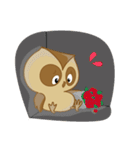 フクロウの日常生活編（個別スタンプ：8）