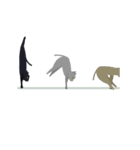 動きすぎる猫のアニメスタンプ（個別スタンプ：20）