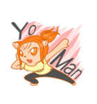 DumpCat Run Run Run（個別スタンプ：32）