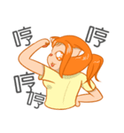 DumpCat Run Run Run（個別スタンプ：40）
