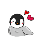 Fluffy Baby Penguins（個別スタンプ：4）