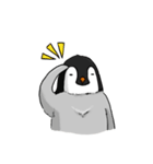 Fluffy Baby Penguins（個別スタンプ：5）